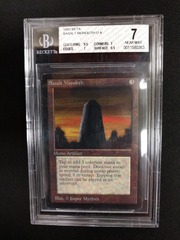 Basalt Monolith BGS 7 NM Beta MTG Magic Graded Card